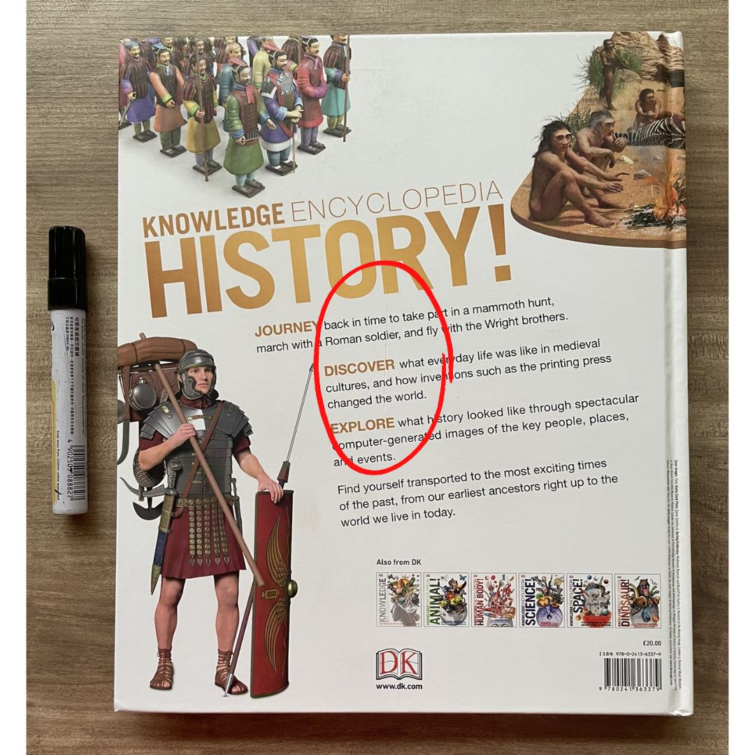 DK Knowledge Encyclopedia History!: The Past as You've Never Seen it Before (hardcover)