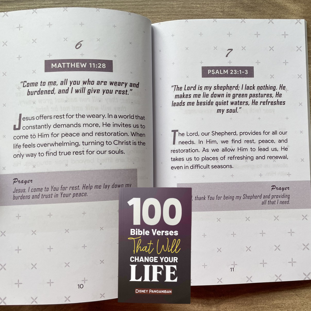 100 Bible Verses That Will Change Your Life (by Disney Panganiban) brand new softcover