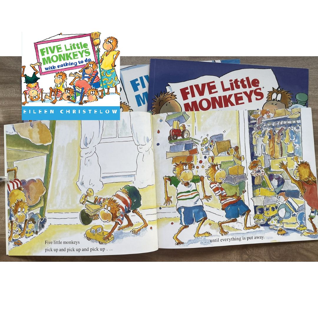 Five Little Monkeys WITH NOTHING TO DO (SINGLES, softcover)