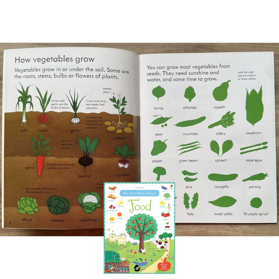 Usborne Sticker Book - My First Book About FOOD