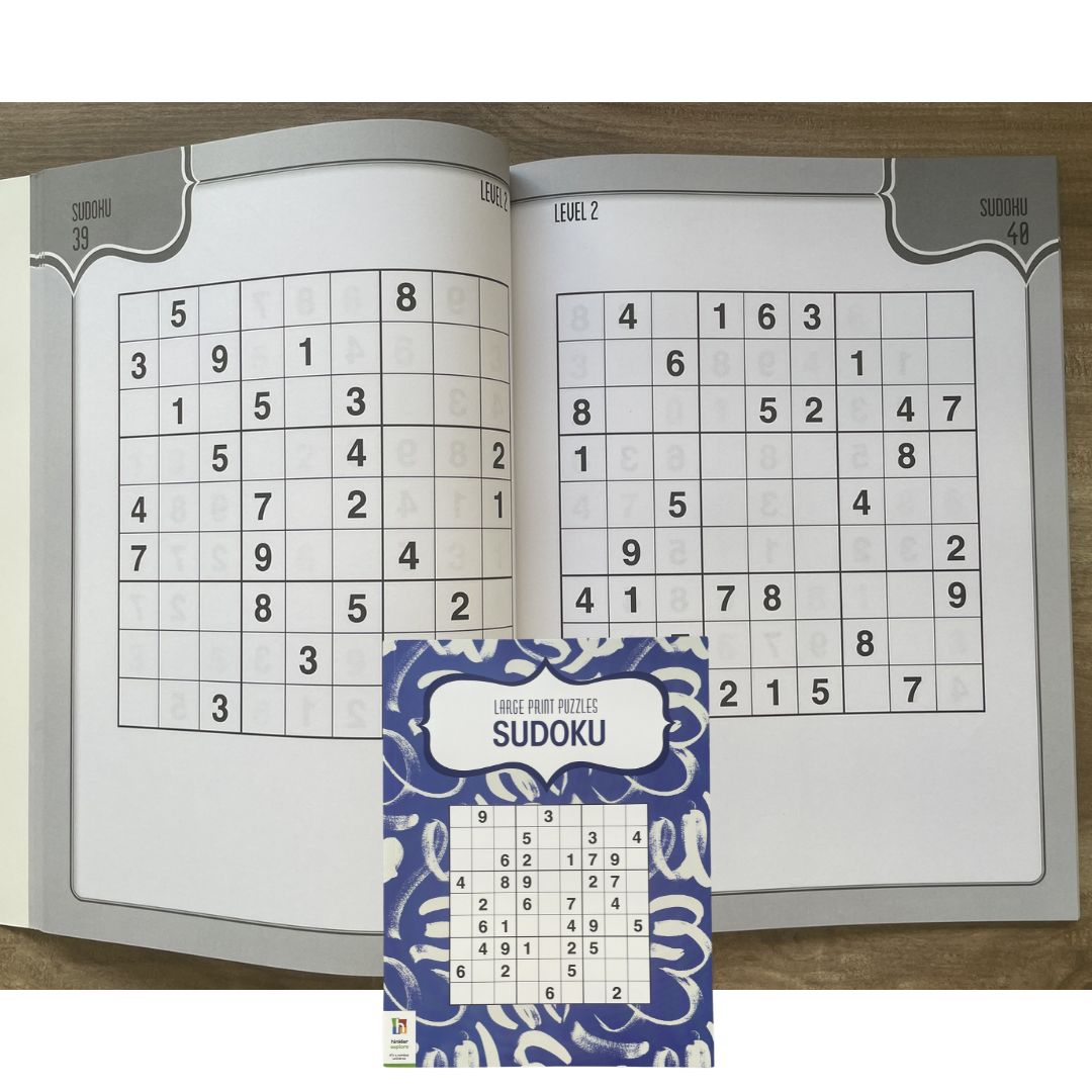 Large Print Puzzles: SUDOKU (softcover)