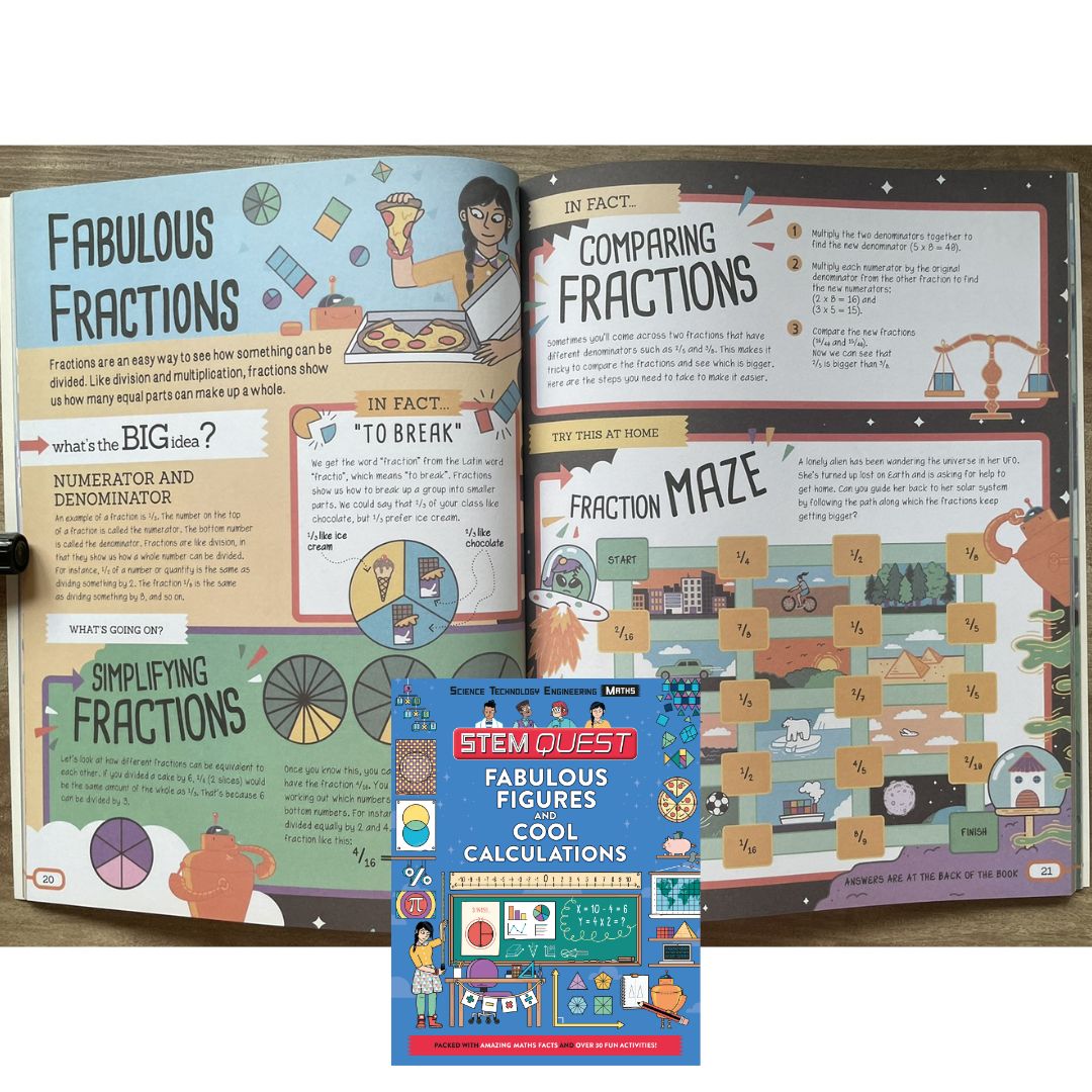STEM QUEST: Fabulous Figures and Cool Calculations (SINGLES, softcover)
