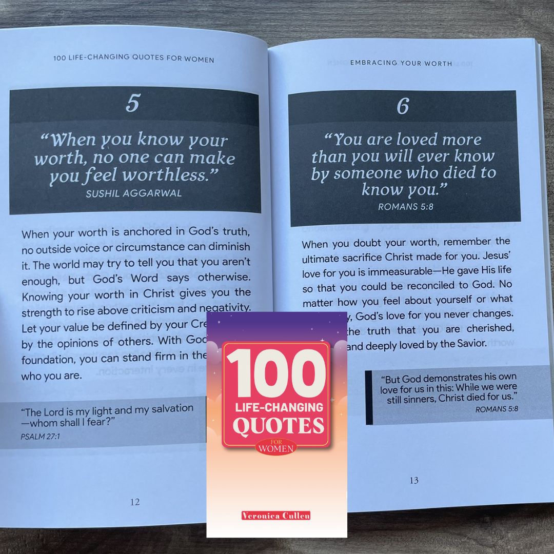 100 Life-Changing Quotes for Women (by Veronica Cullen) softcover