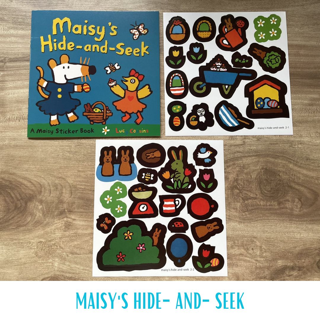 Maisy Storybooks // Sticker Books (8 by 8 inches each book) (SINGLES / RETAIL Post #2 of 2)