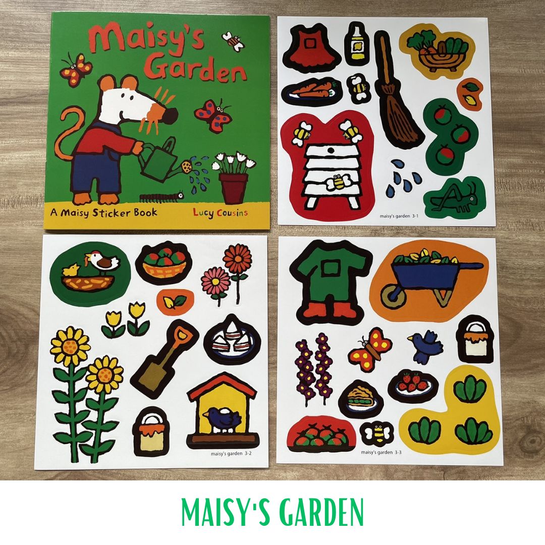 Maisy Storybooks // Sticker Books (8 by 8 inches each book) (SINGLES / RETAIL Post #2 of 2)