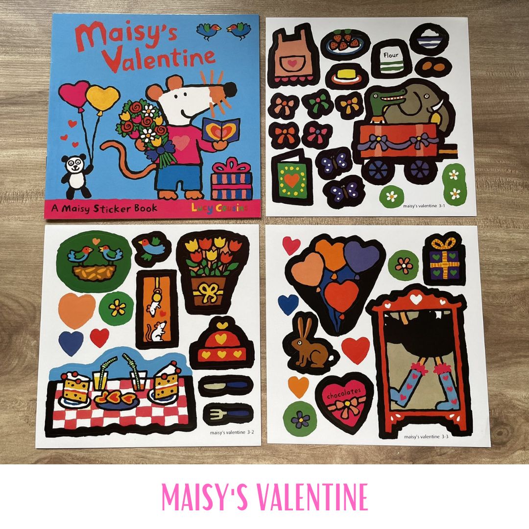 Maisy Storybooks // Sticker Books (8 by 8 inches each book) (SINGLES / RETAIL Post #2 of 2)