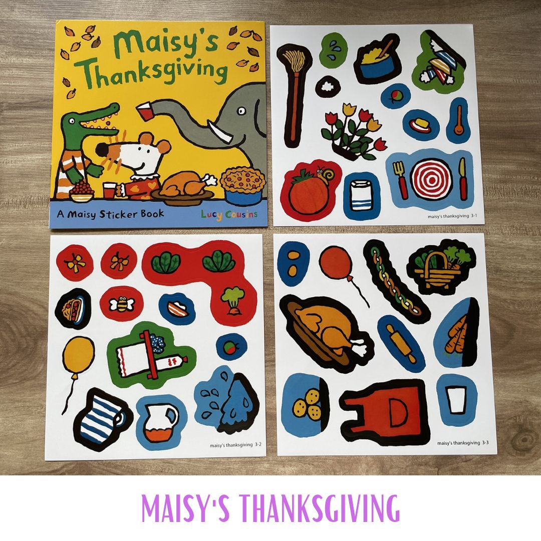 Maisy Storybooks // Sticker Books (8 by 8 inches each book) (SINGLES / RETAIL Post #2 of 2)