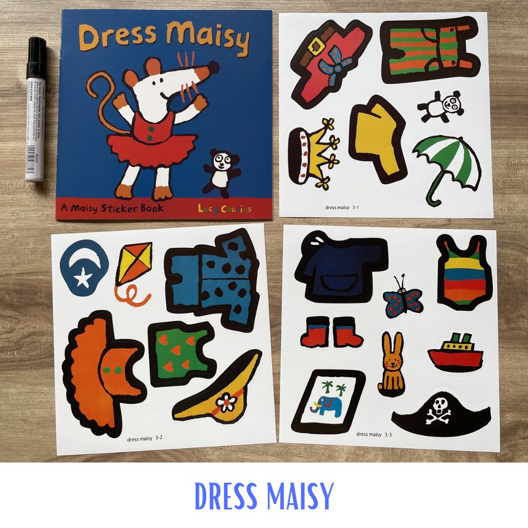Maisy Storybooks // Sticker Books (8 by 8 inches each book) (SINGLES / RETAIL Post #2 of 2)