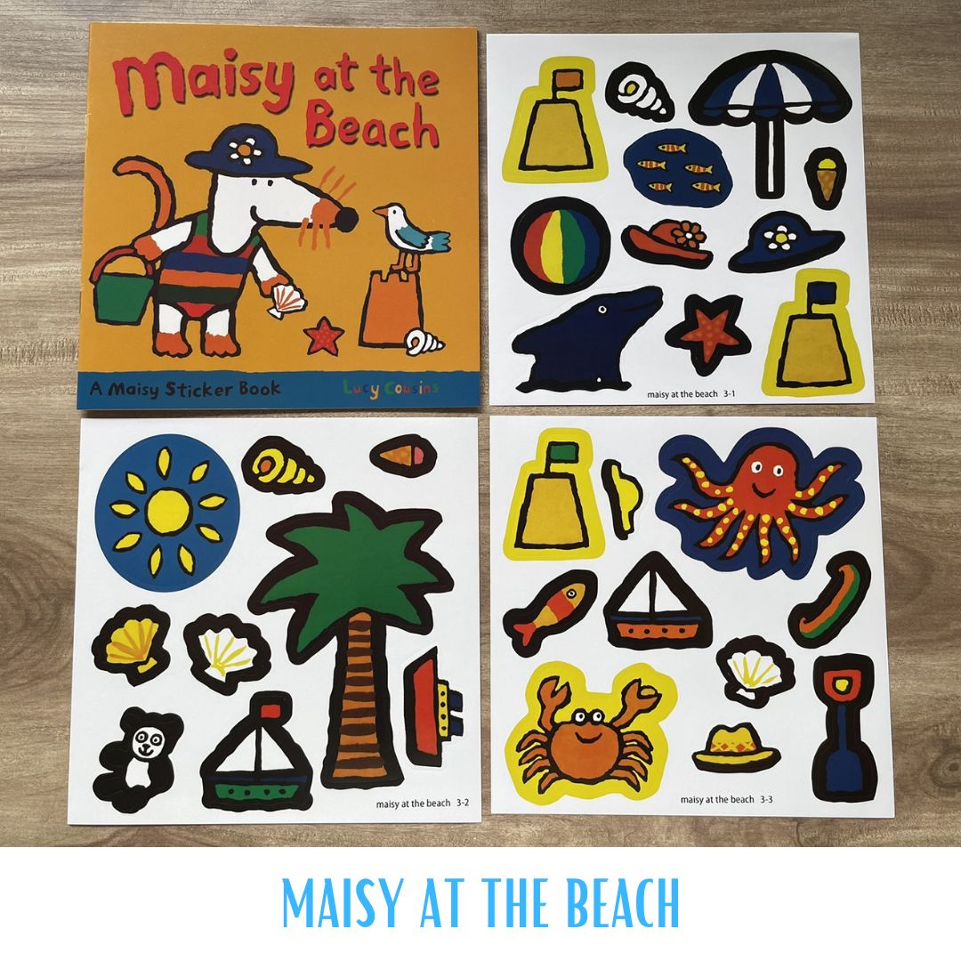 Maisy Storybooks // Sticker Books (8 by 8 inches each book) (SINGLES / RETAIL Post #2 of 2)