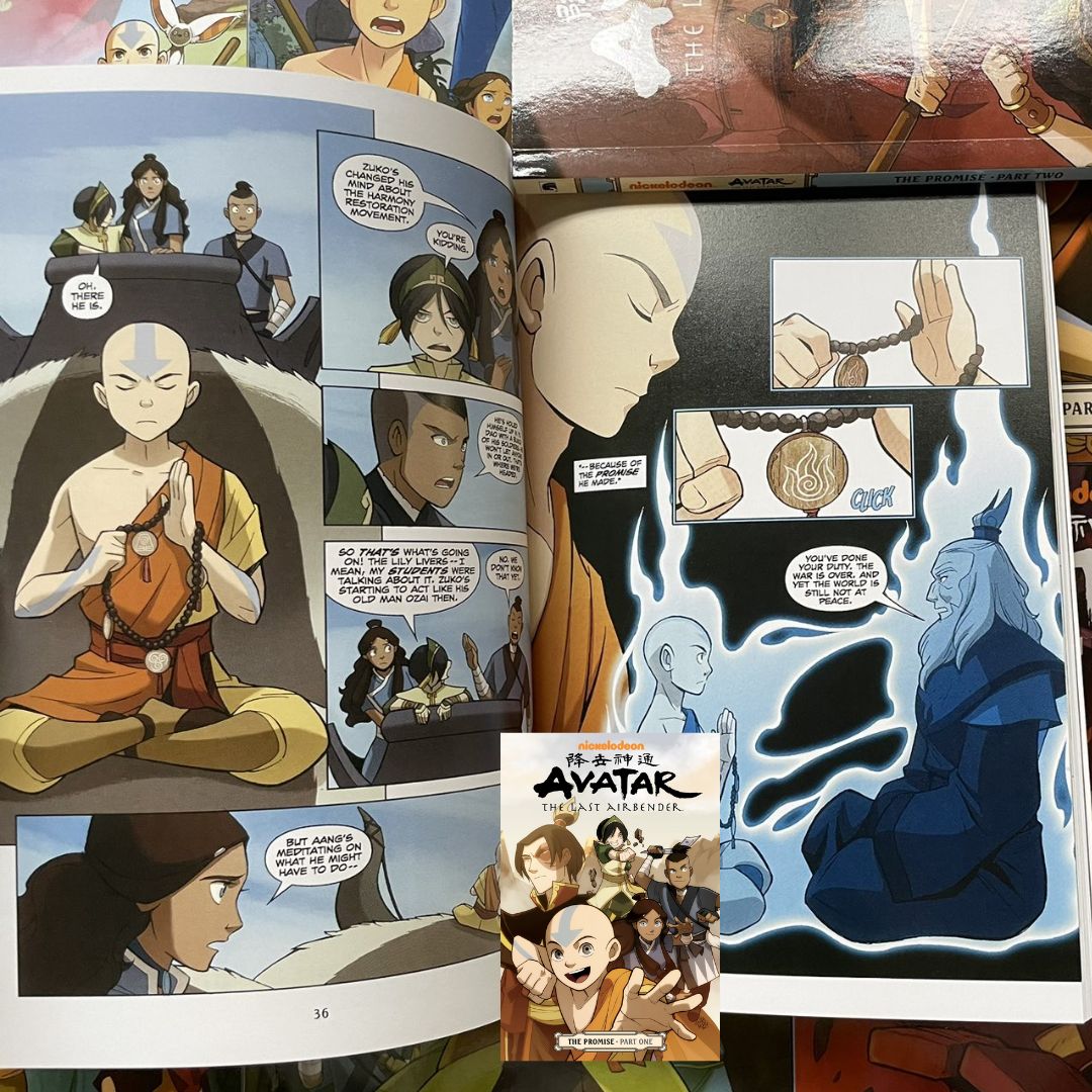 Avatar: The Last Airbender (SET 2) - The Promise / The Search / The Rift (9 books - NO BOX - softcover)