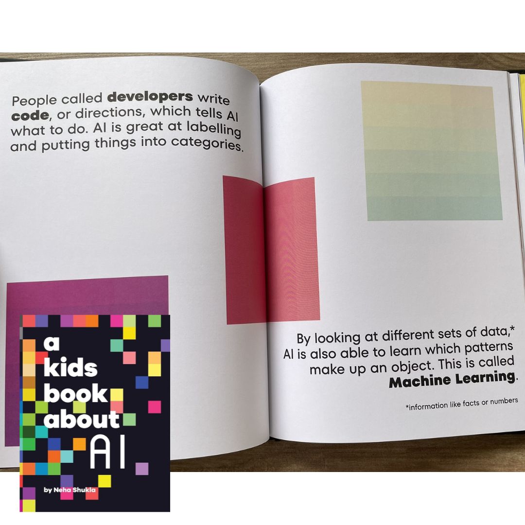 A Kids Book About AI (Artificial Intelligence) brand new Hardcover, with SLIGHT DENTS on book cover
