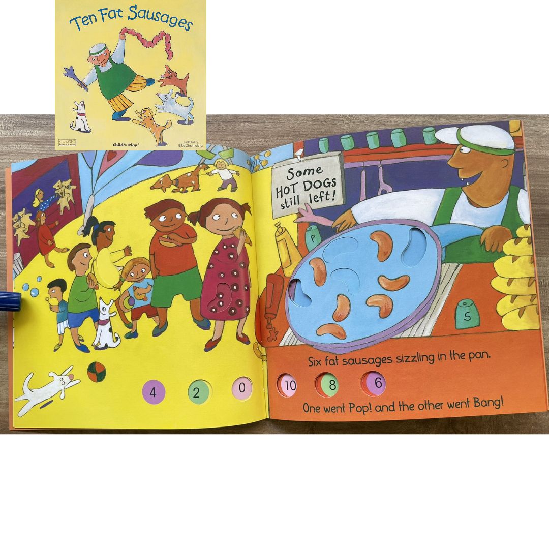Ten Fat Sausages (Classic Books with Holes - brand new softcover)