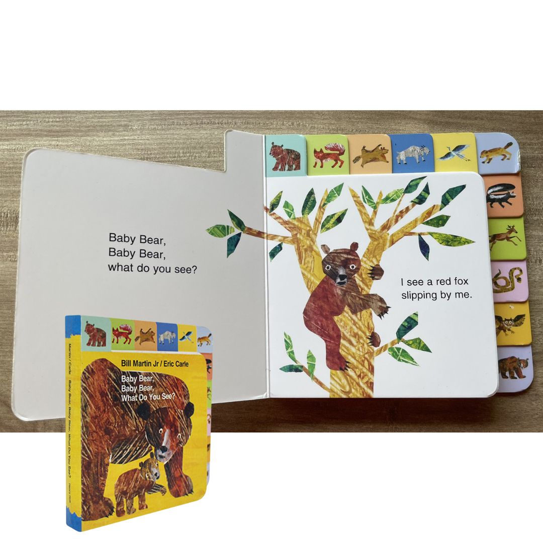 Mini Tab: Baby Bear, Baby Bear, What Do You See? (by Bill Martin Jr / Eric Carle) (Board Book) - brand new, with SLIGHT DENTS/FOLDS