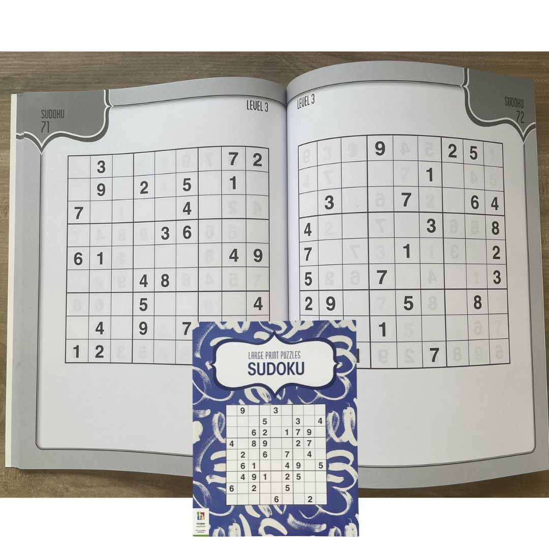 Large Print Puzzles: SUDOKU (softcover)