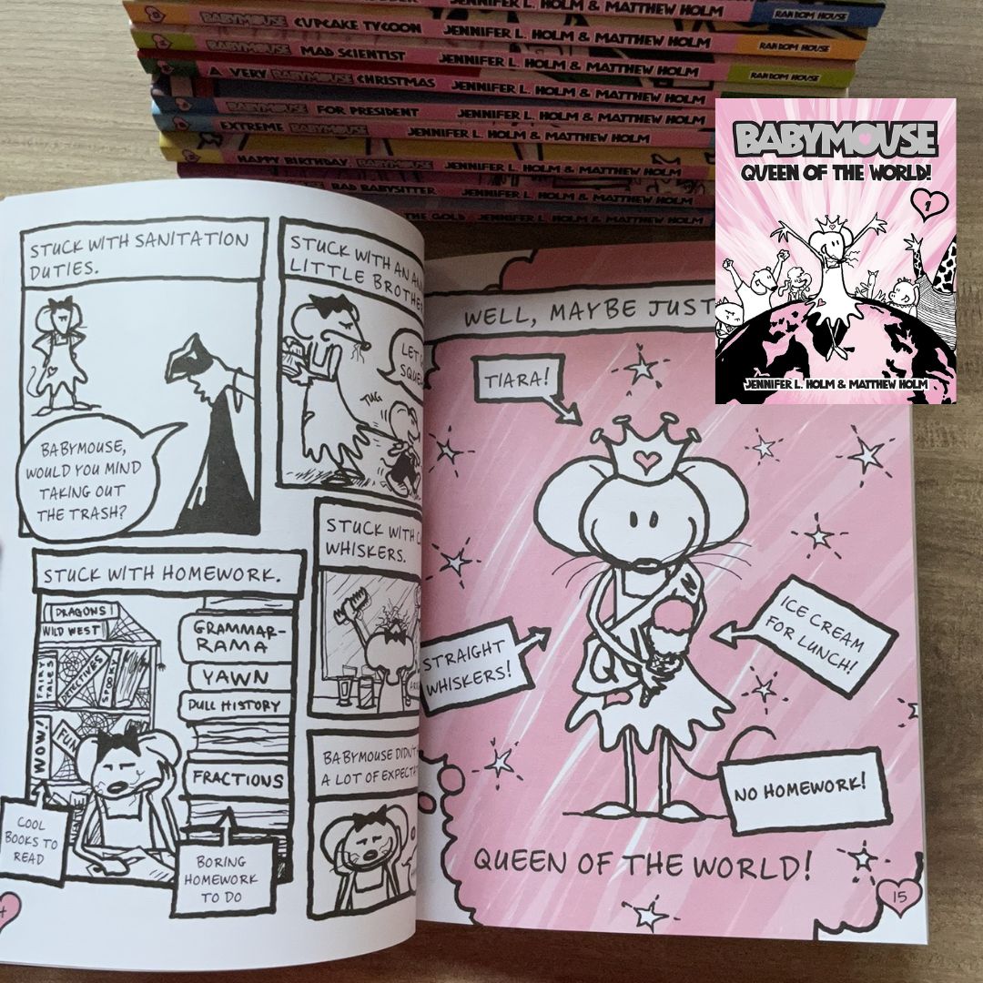 Babymouse (20 Books) graphic novel, SOFTCOVER, no box