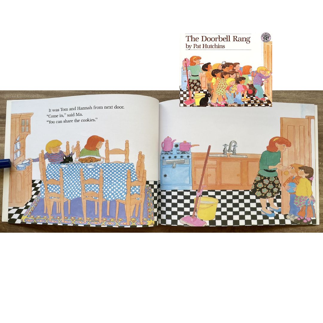 The Doorbell Rang by Pat Hutchins (brand new softcover)