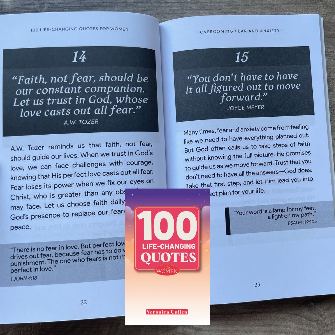 100 Life-Changing Quotes for Women (by Veronica Cullen) softcover