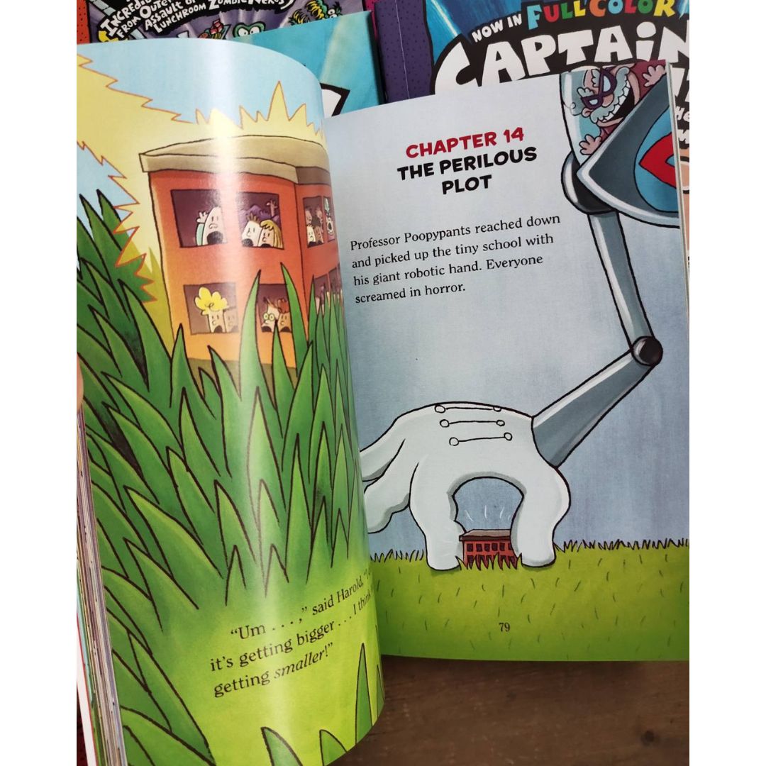 Captain Underpants COLORED (singles) brand new softcover