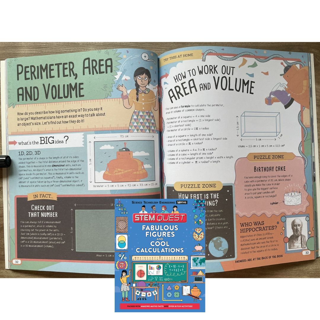 STEM QUEST: Fabulous Figures and Cool Calculations (SINGLES, softcover)