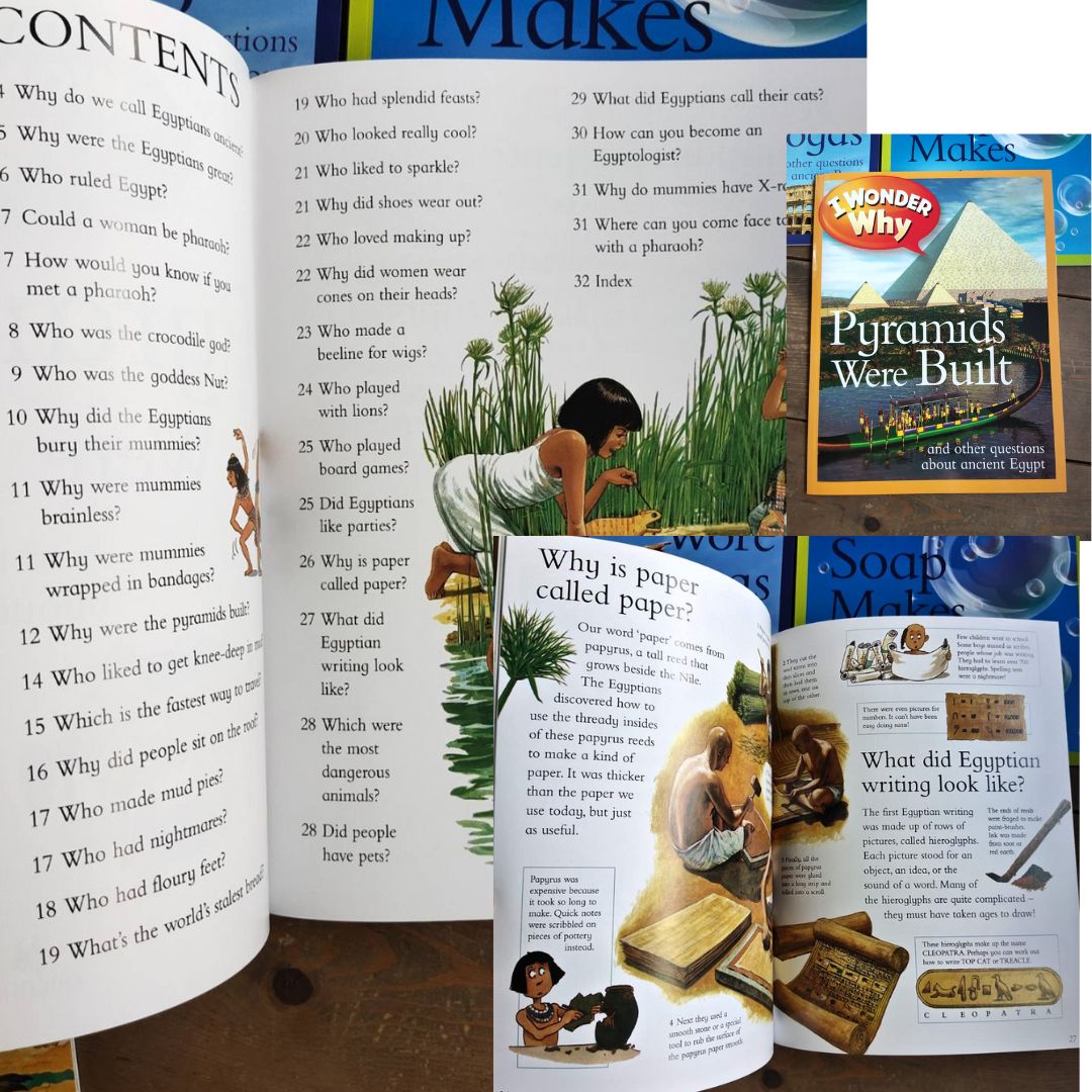 I WONDER WHY series (25 books) softcover, no box