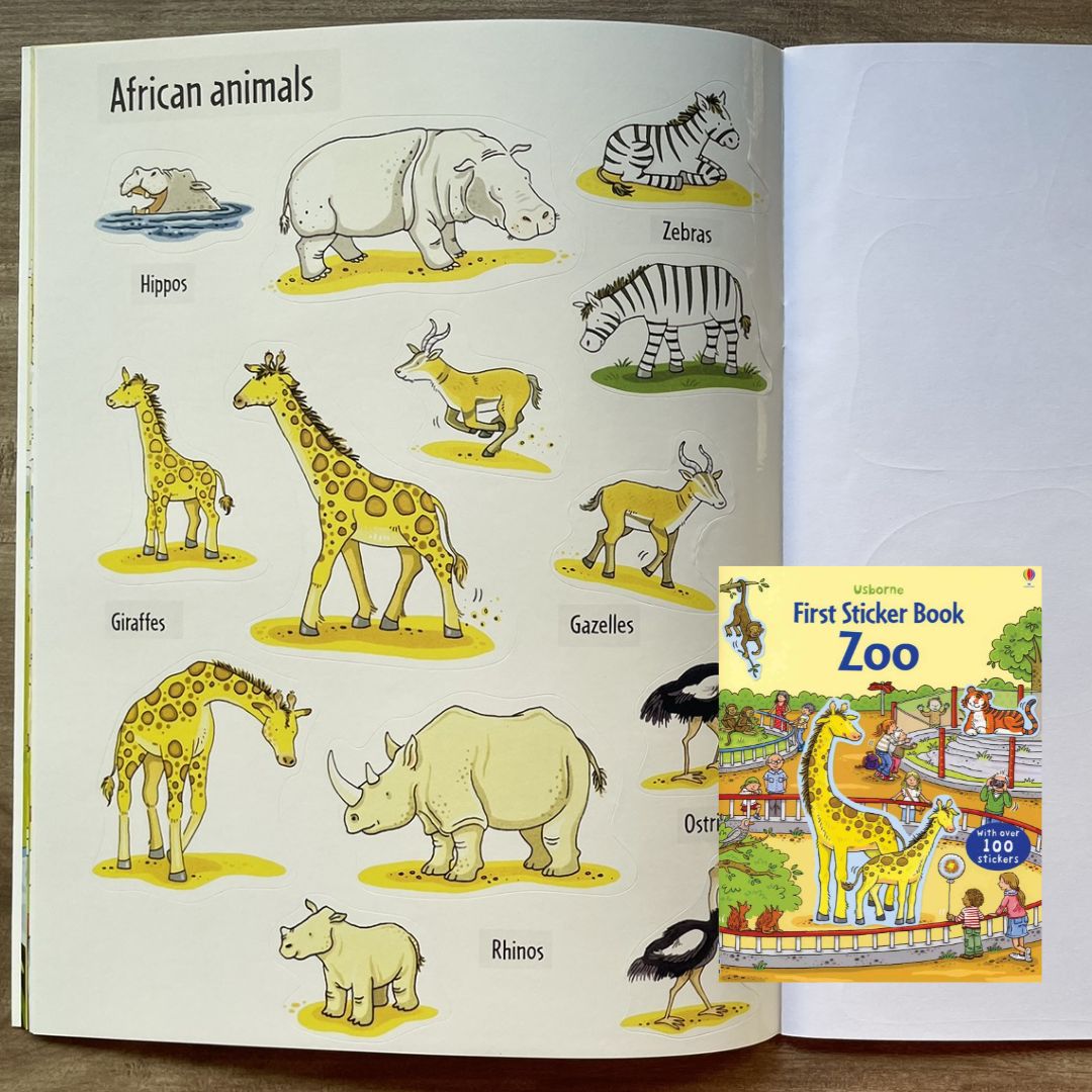 Usborne Sticker Books (SINGLES, brand new softcover, assorted stickers titles, please choose) - with SLIGHT FOLDS on some book covers