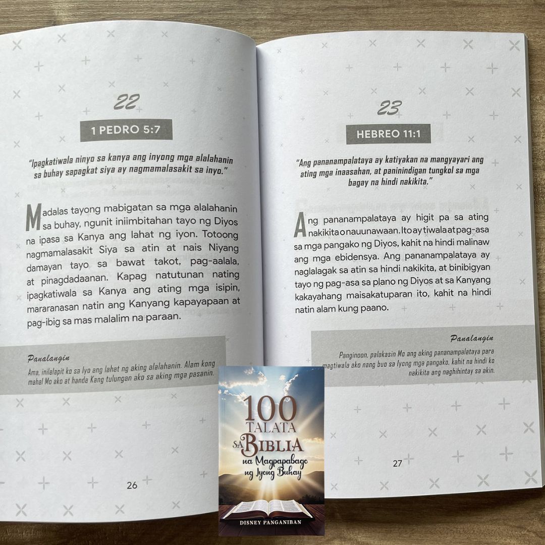 100 Talata sa Biblia na Magpapabago ng Iyong Buhay (by Disney Panganiban) brand new softcover