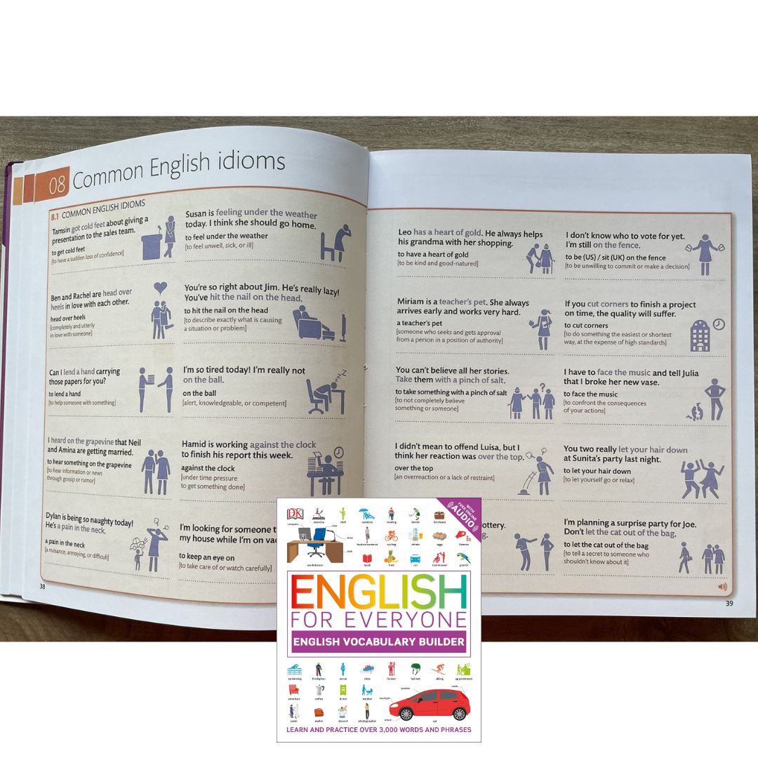 ENGLISH FOR EVERYONE English Vocabulary Builder (softcover) with slight folds on book cover