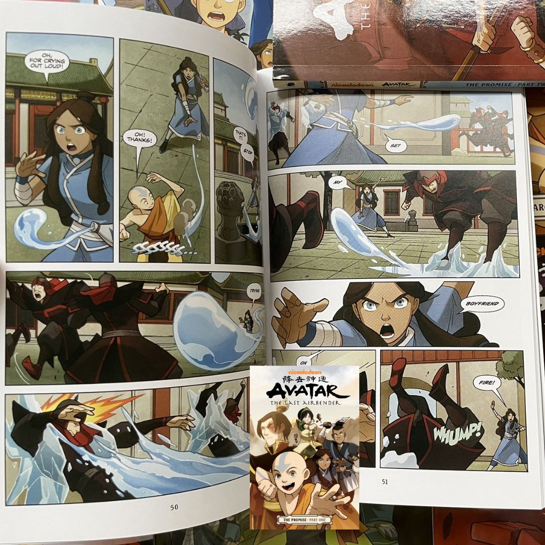 Avatar: The Last Airbender (SET 2) - The Promise / The Search / The Rift (9 books - NO BOX - softcover)