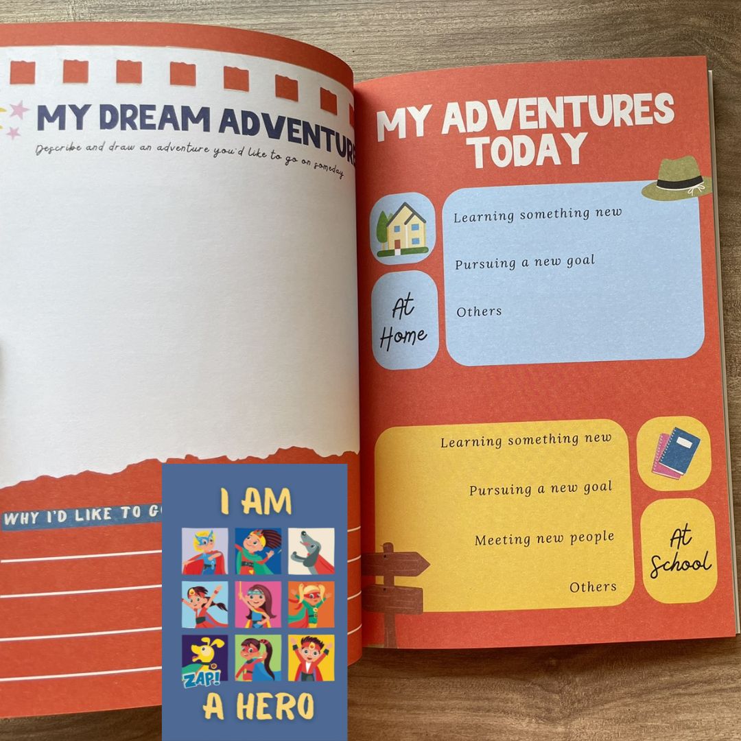 I Am a Hero: A Reflection Journal for Kids Based on the Hero’s Journey (by Dr. Victoria Ang-Nolasco) (softcover)