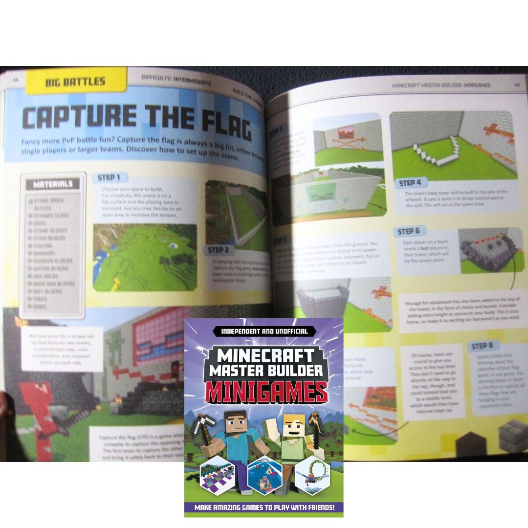 Minecraft Master Builder MINIGAMES // ANCIENT WONDERS (Independent & Unofficial) (SINGLES, brand new softcover)