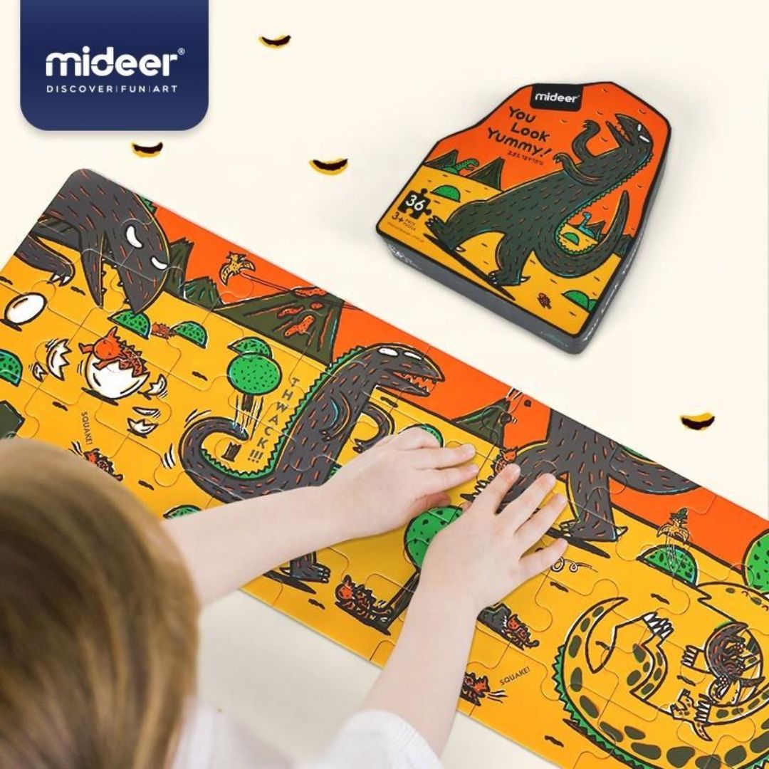 Mideer You Look Yummy! ( 36 pcs. Puzzle ) (Dinosaur) box set, brand new