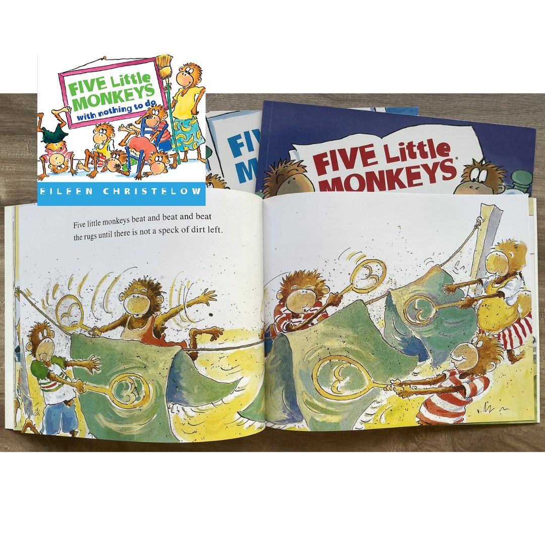 Five Little Monkeys WITH NOTHING TO DO (SINGLES, softcover)