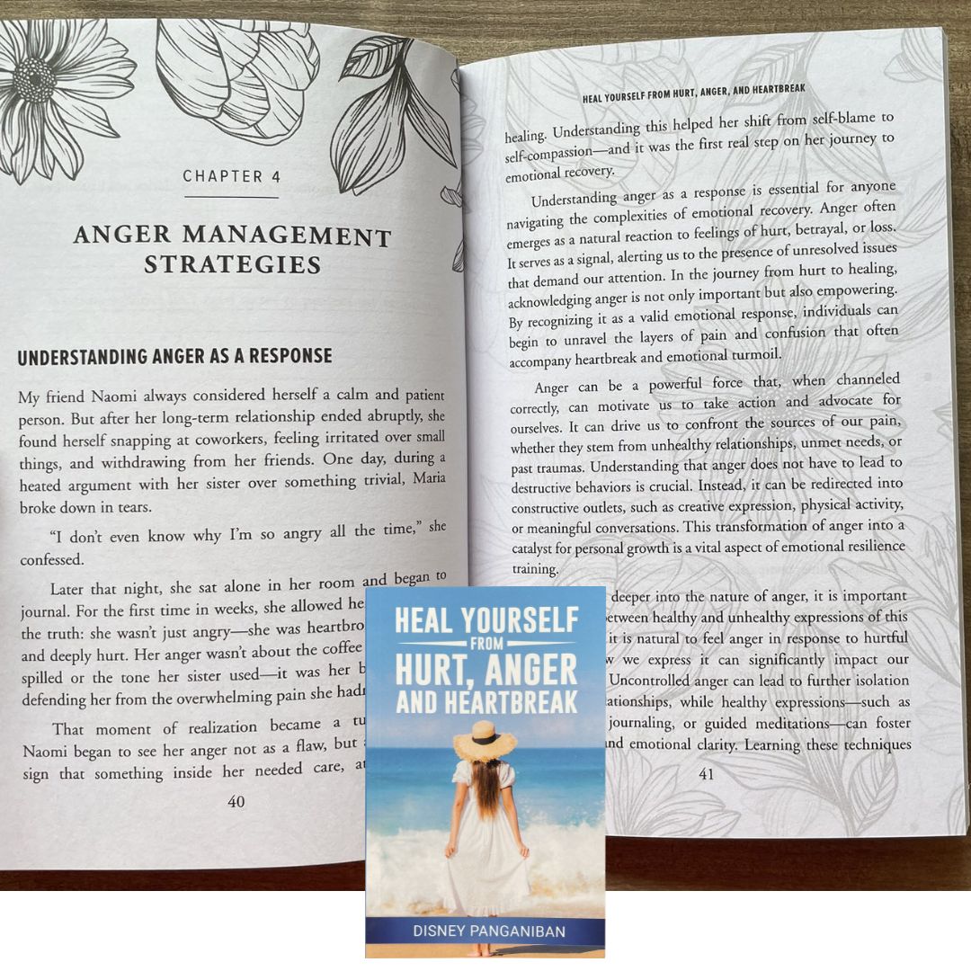 Heal Yourself From Hurt, Anger and Heartbreak (by Disney Panganiban) (brand new softcover)