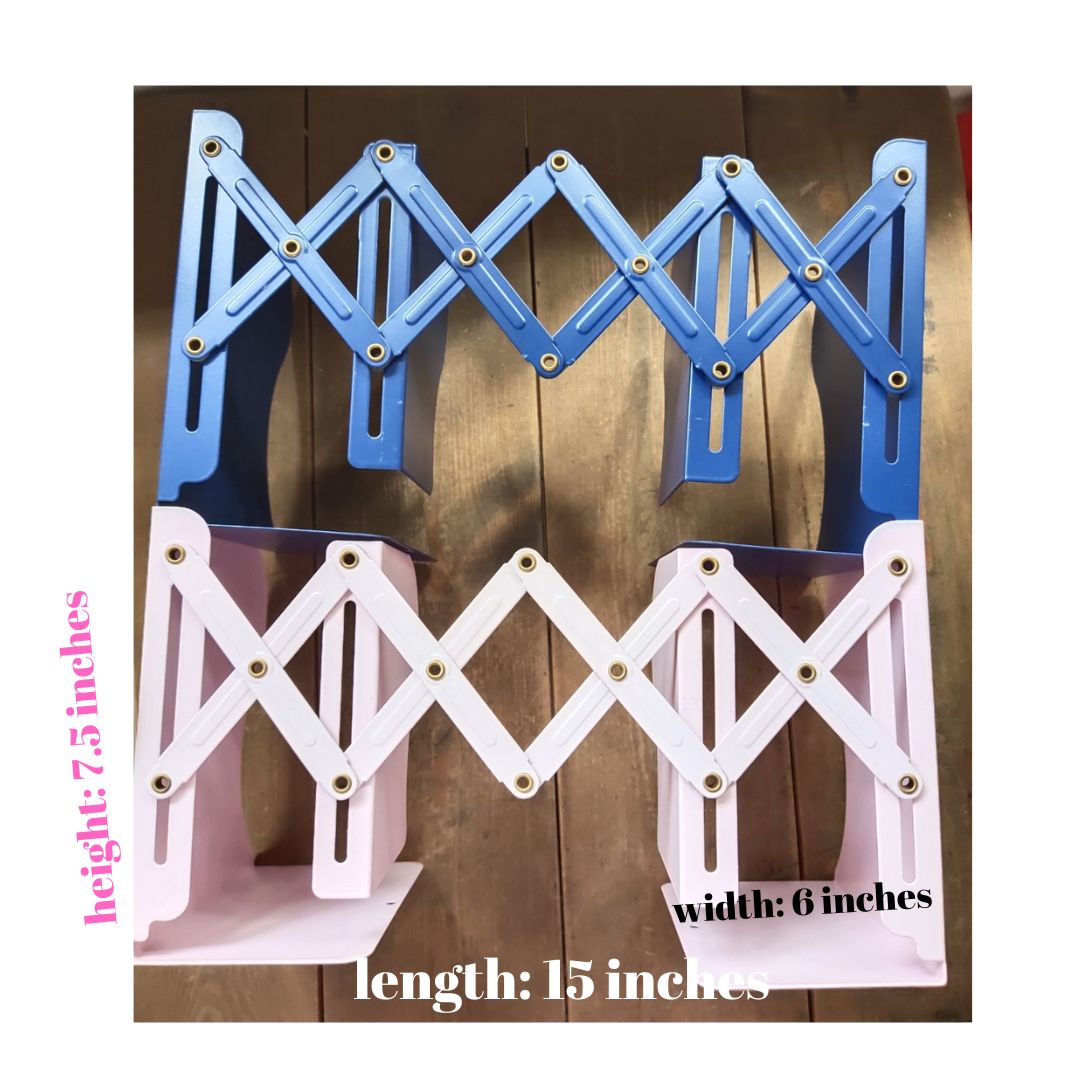Foldable Metal Book Stand (Unicorn / Space)