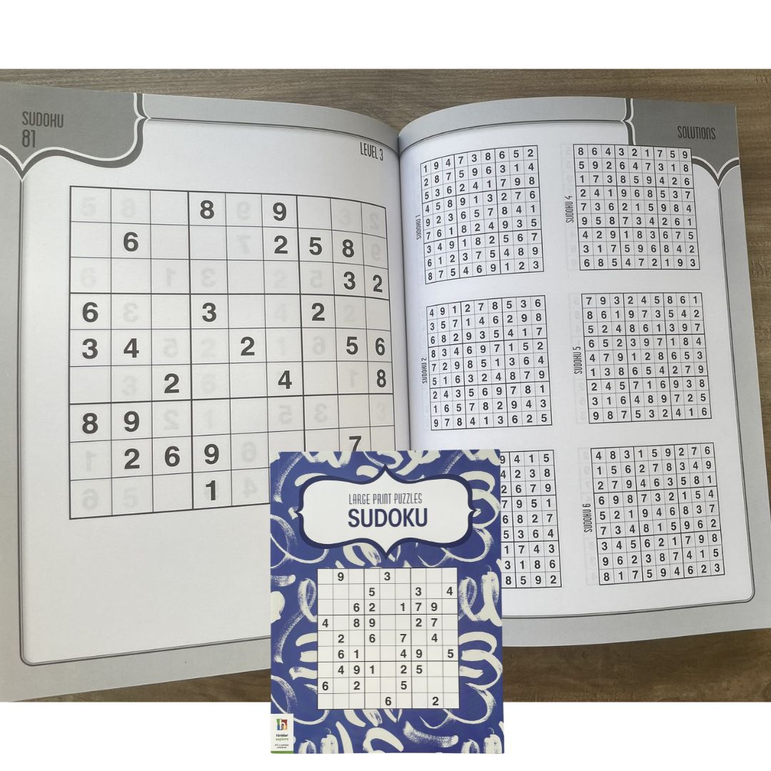 Large Print Puzzles: SUDOKU (softcover)
