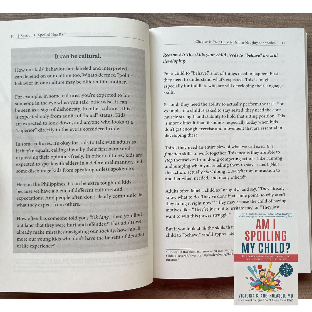 Am I Spoiling My Child? (brand new softcover) by Dr. Victoria Ang-Nolasco