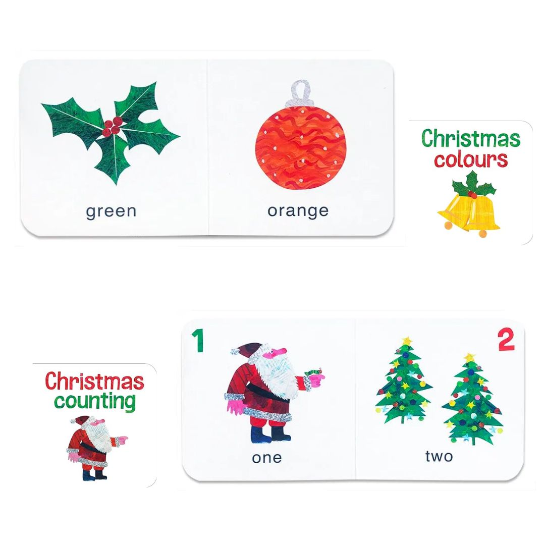 Eric Carle - Very Hungry Caterpillar's CHRISTMAS Little Library (4 - mini board books)