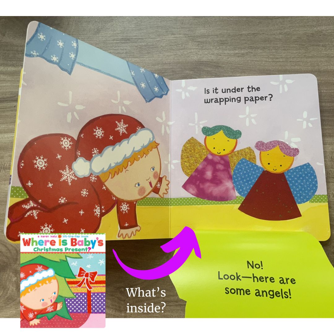 Where Is Baby's Christmas Present? (A Lift-the-Flap Board Book by Karen Katz)