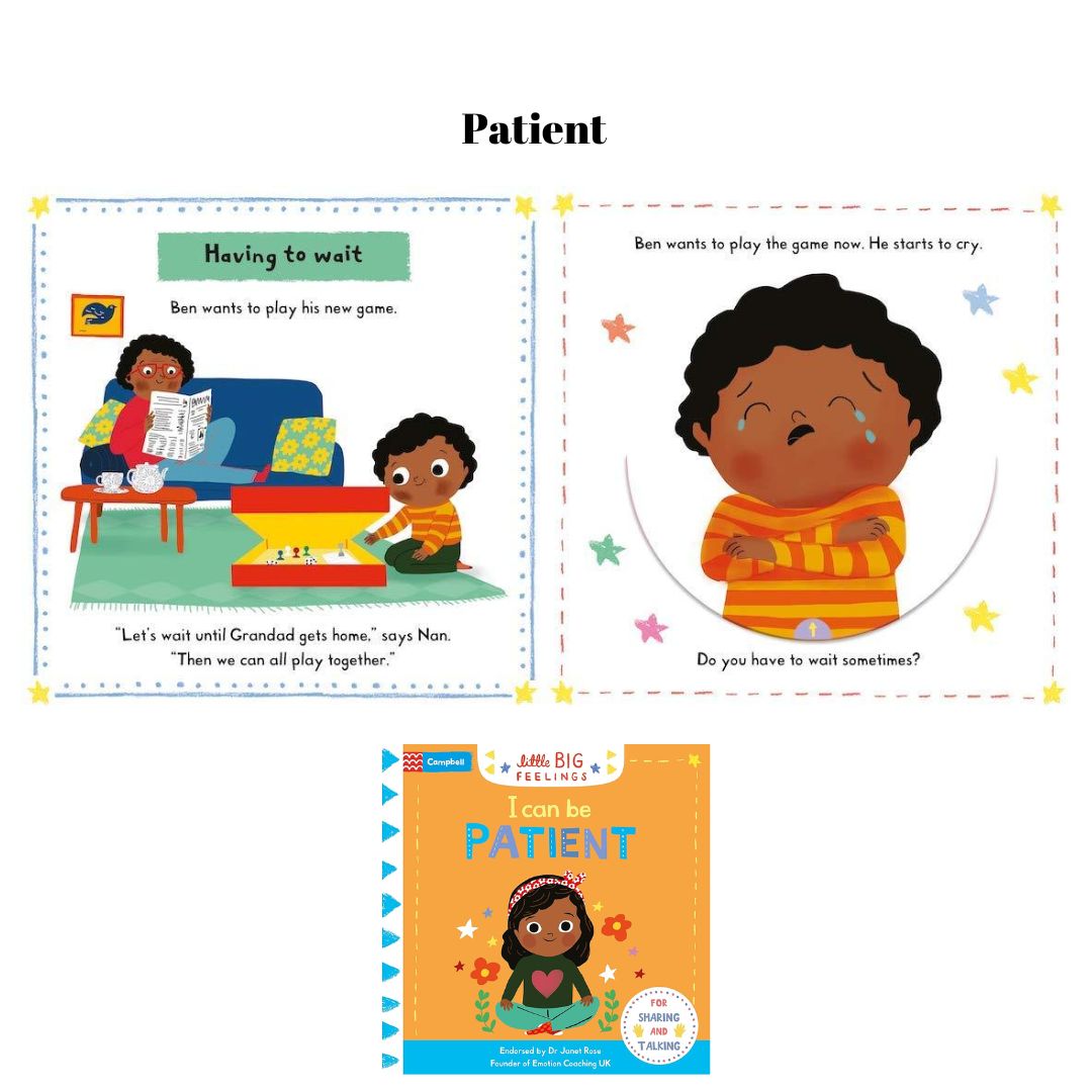 LITTLE BIG FEELINGS (retail / singles) board book - brand new, with SLIGHT DENTS on book cover (Happy / Angry / Worried / Sorry / Patient / Kind / Helpful)