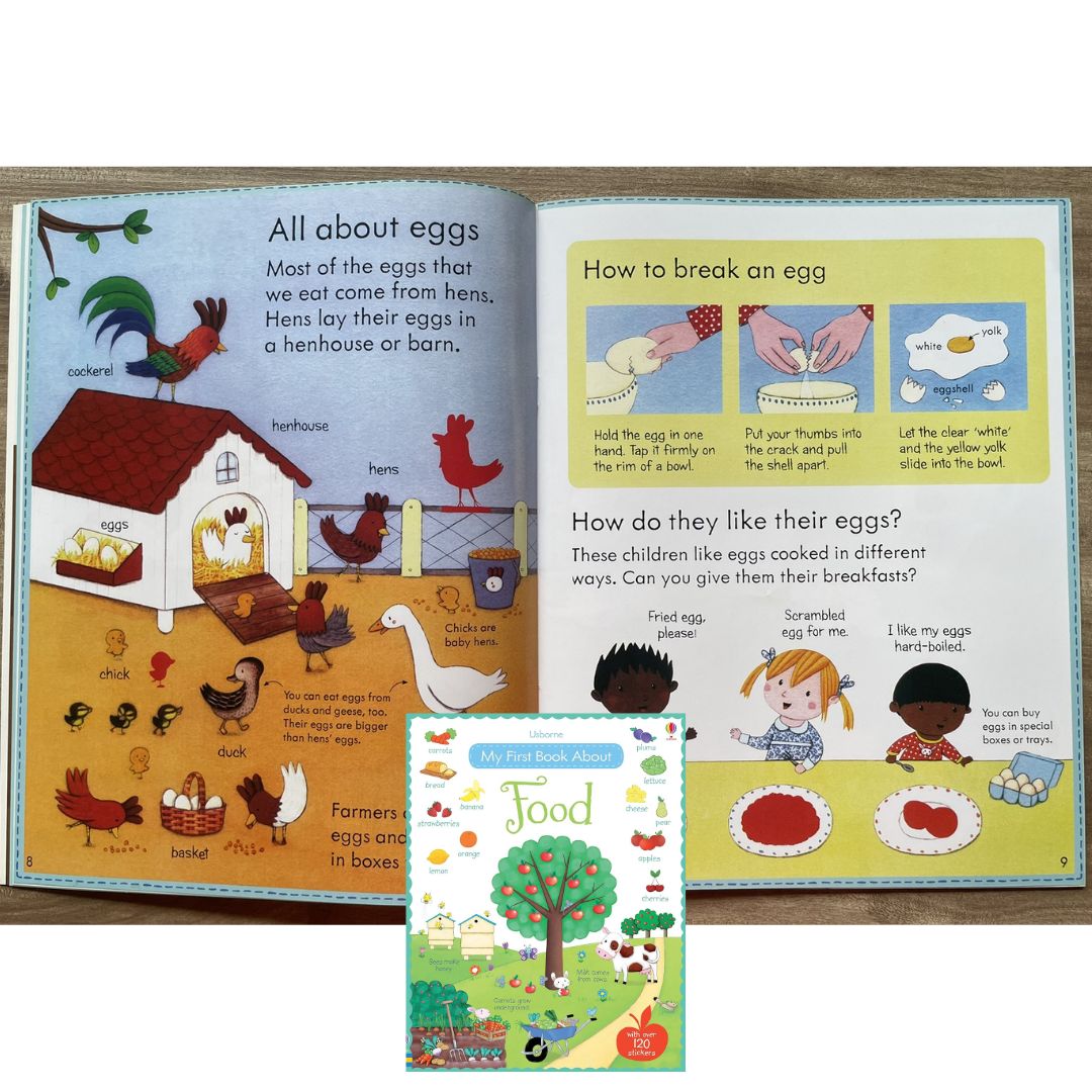 Usborne Sticker Book - My First Book About FOOD