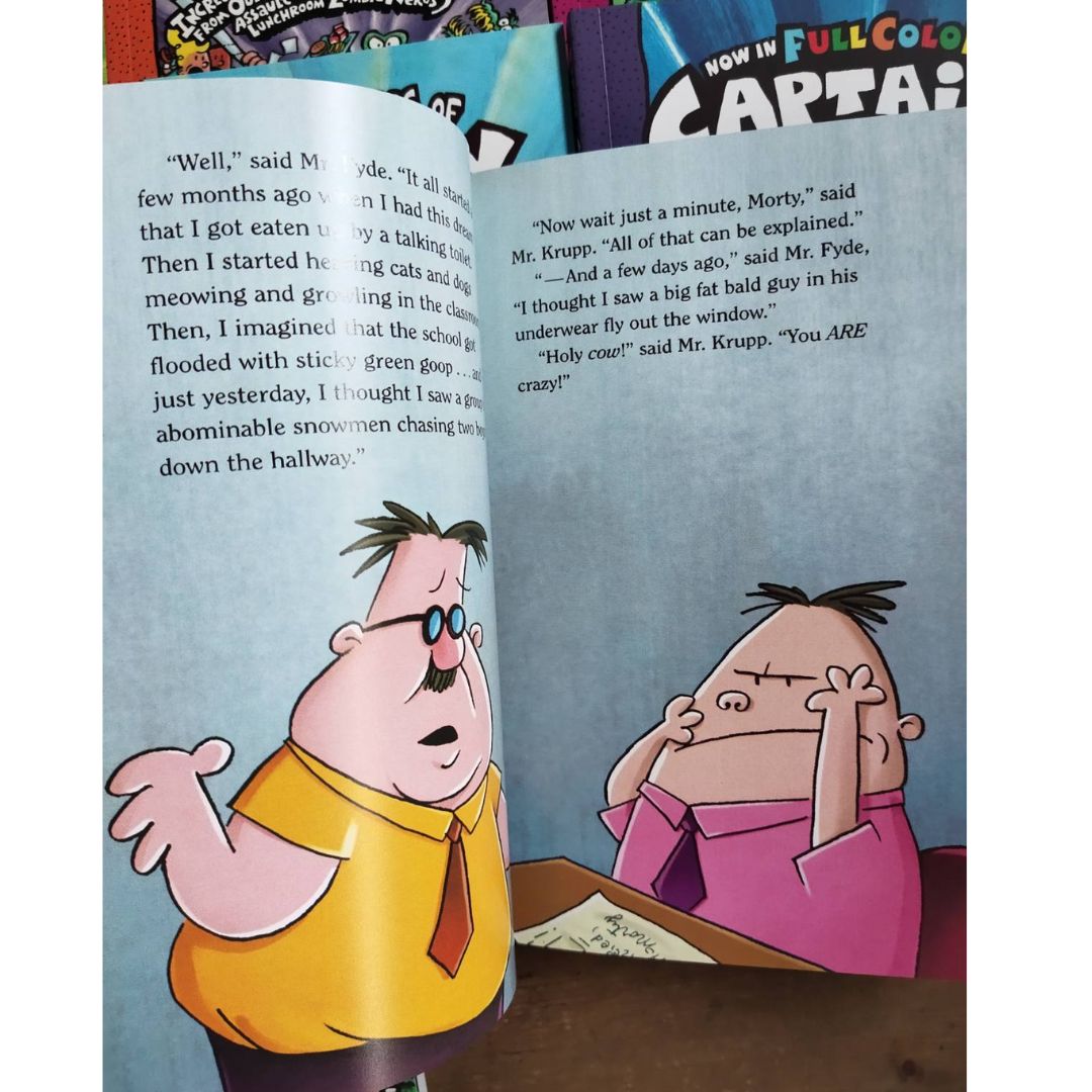 Captain Underpants COLORED (singles) brand new softcover