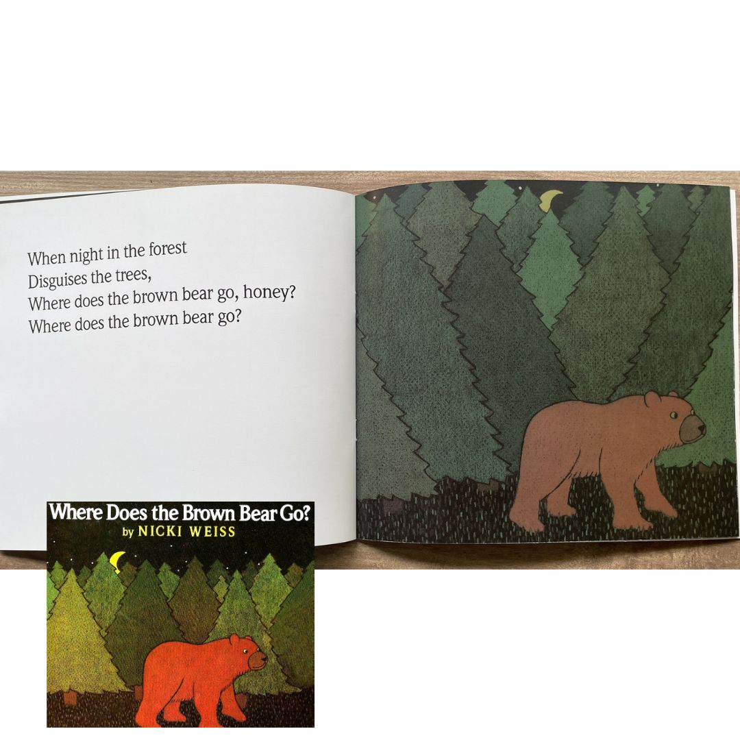 Where Does the Brown Bear Go? (brand new softcover)