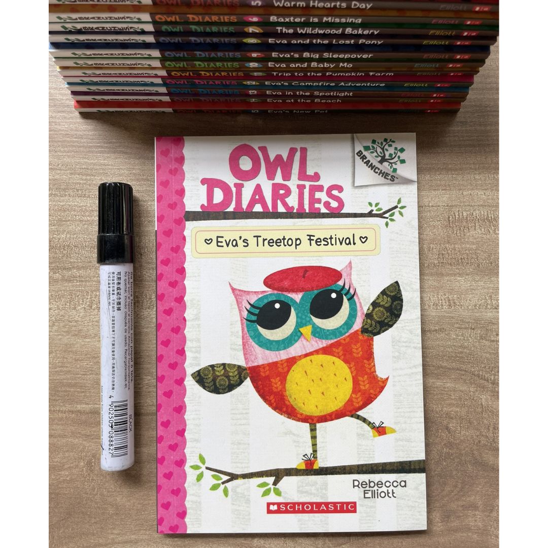 Owl Diaries #1-19 Collection (Pack of 19 books, brand new softcover, no box)