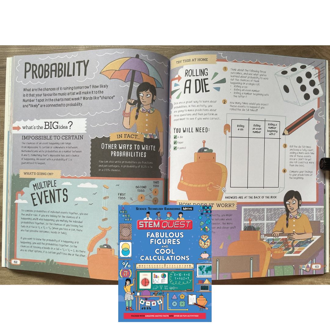 STEM QUEST: Fabulous Figures and Cool Calculations (SINGLES, softcover)