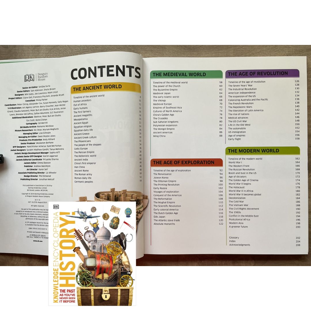 DK Knowledge Encyclopedia History!: The Past as You've Never Seen it Before (hardcover)