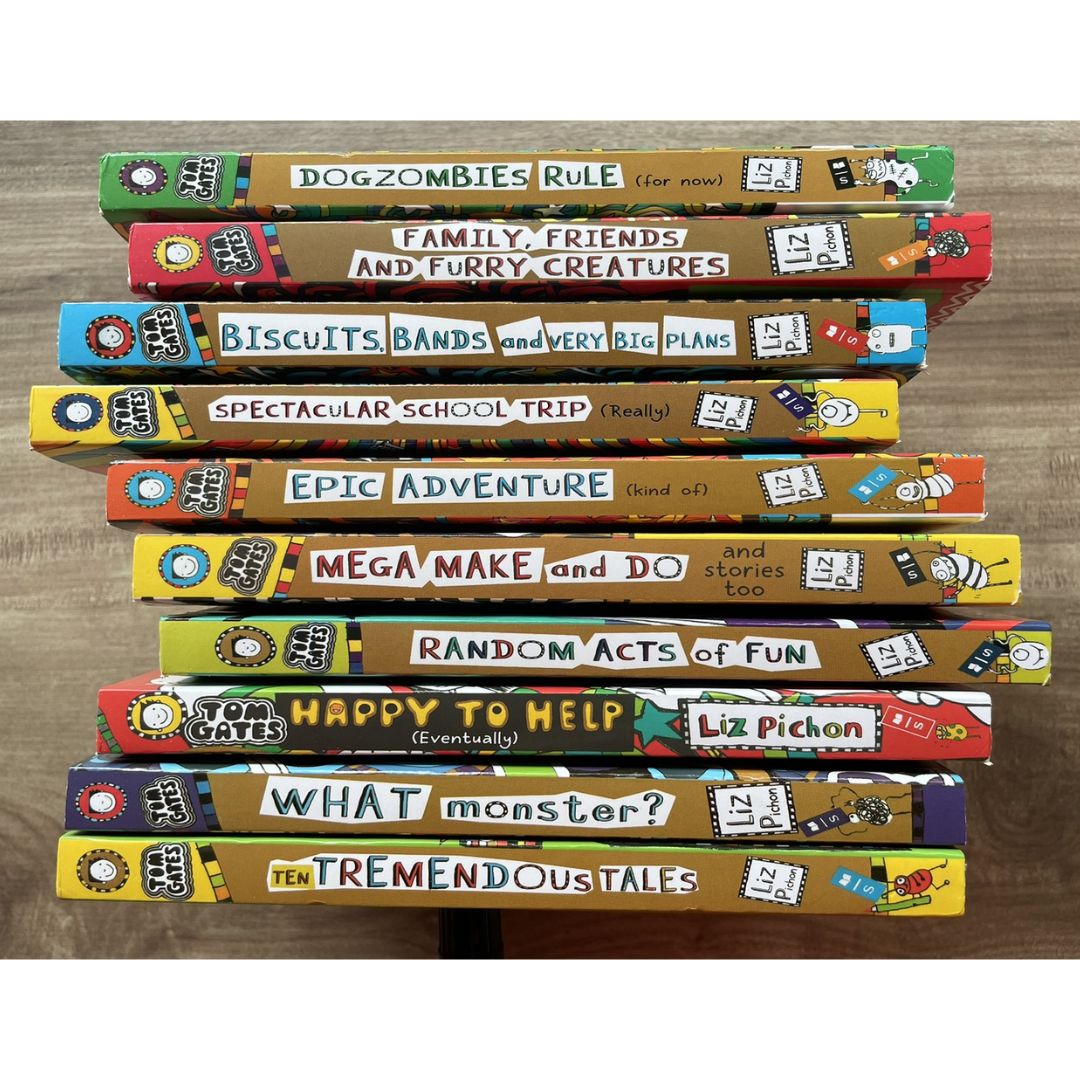 Tom Gates Series # 11 to 20 (10 Books) (DogZombies Rule) softcover, no box