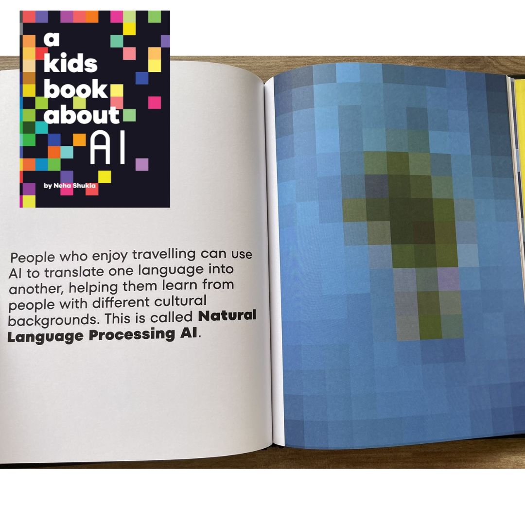 A Kids Book About AI (Artificial Intelligence) brand new Hardcover, with SLIGHT DENTS on book cover