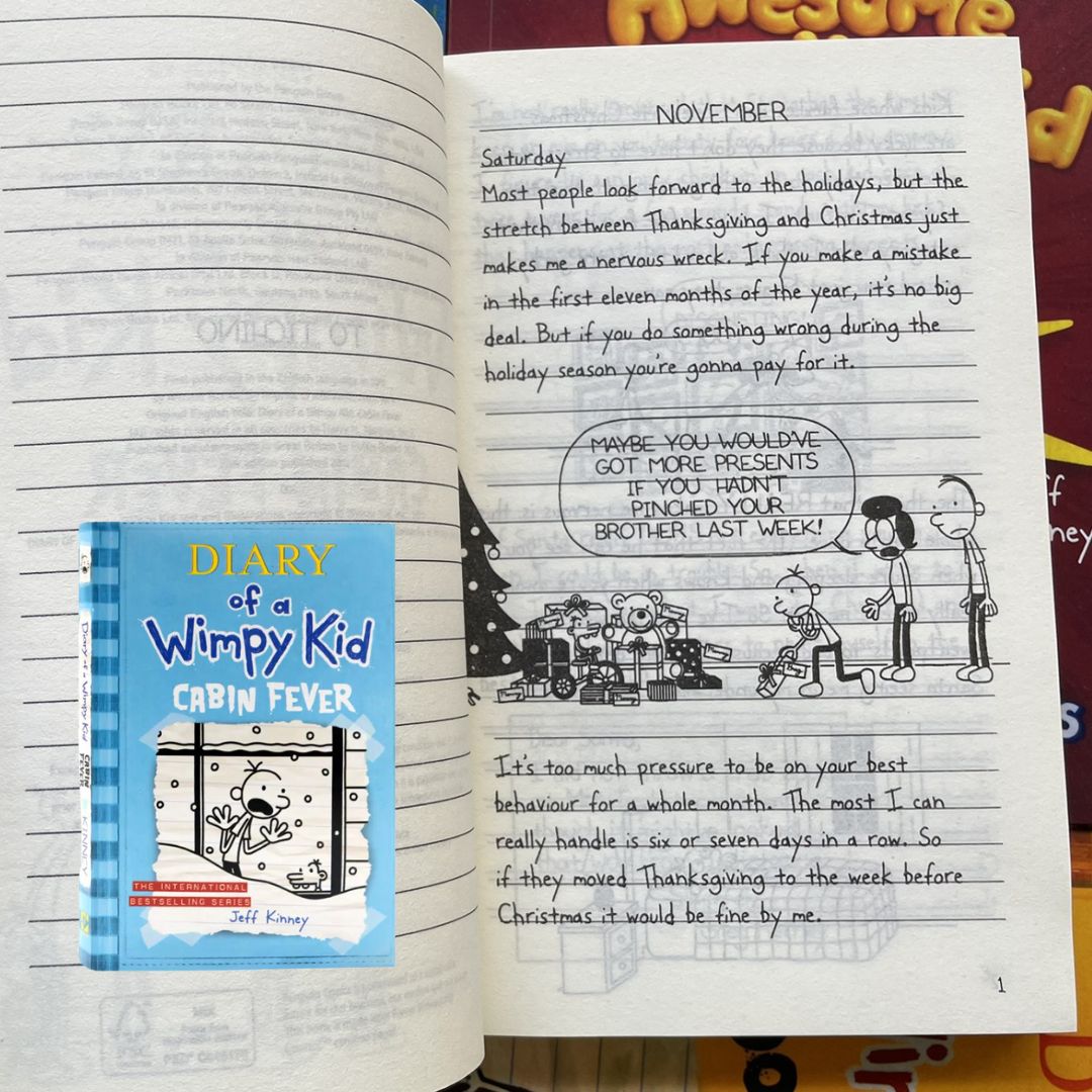Wimpy Kid (set of 24 books) brand new softcover box set - BOX with SLIGHT DENTS, books no damage