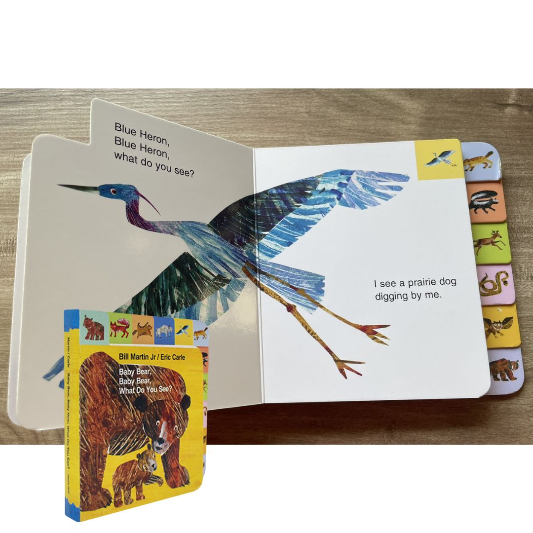 Mini Tab: Baby Bear, Baby Bear, What Do You See? (by Bill Martin Jr / Eric Carle) (Board Book) - brand new, with SLIGHT DENTS/FOLDS