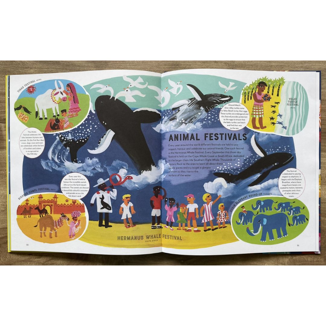 A Year Full of Celebrations and Festivals: Over 90 Fun and Fabulous Festivals from Around the World! (hardcover)